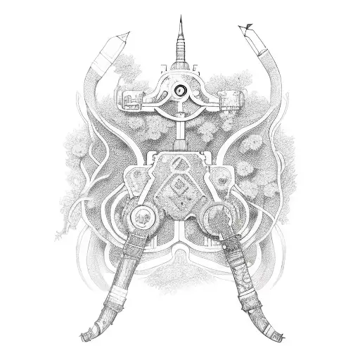 A Gamepad With A Vine