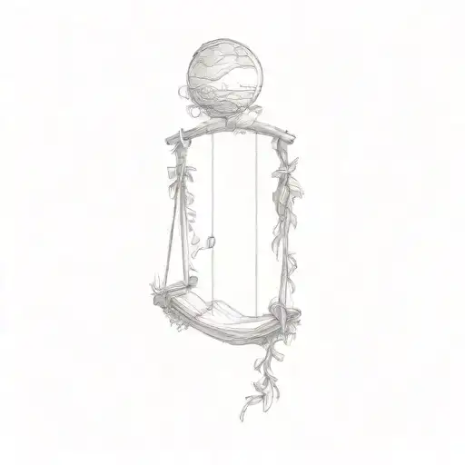 A Swing On The Beach