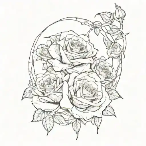 Broken Chains And Roses Interwined