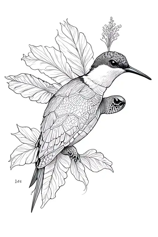 Hibiscus Turtle Colibri