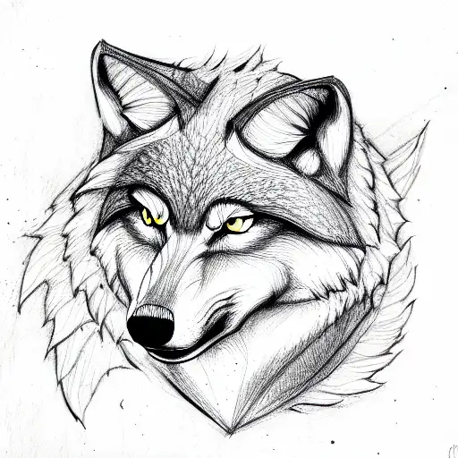 Wolf In A Rouses In Teeth