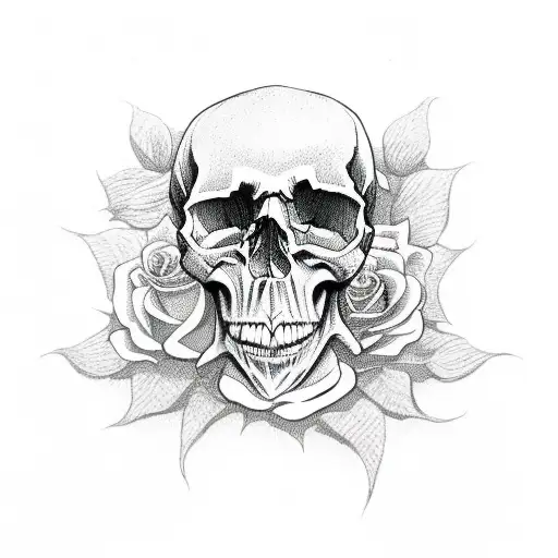 Skull And Roses Dracula