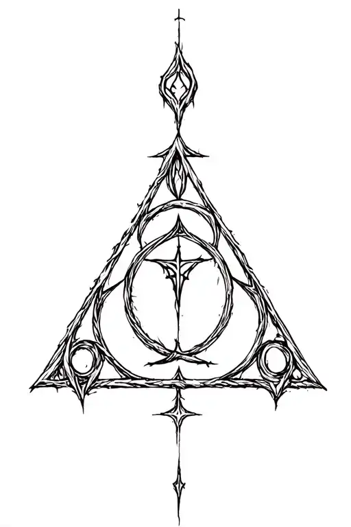 Deathly Hallows Knowledge Symbol