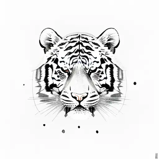 Cute Tiger Holding An Emerald