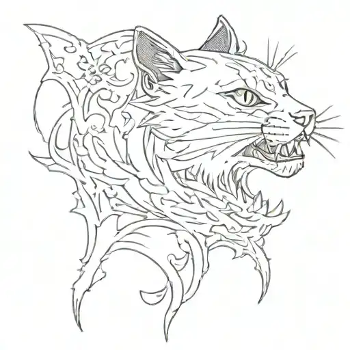 Dead Cat Silhouette 1-6-2024