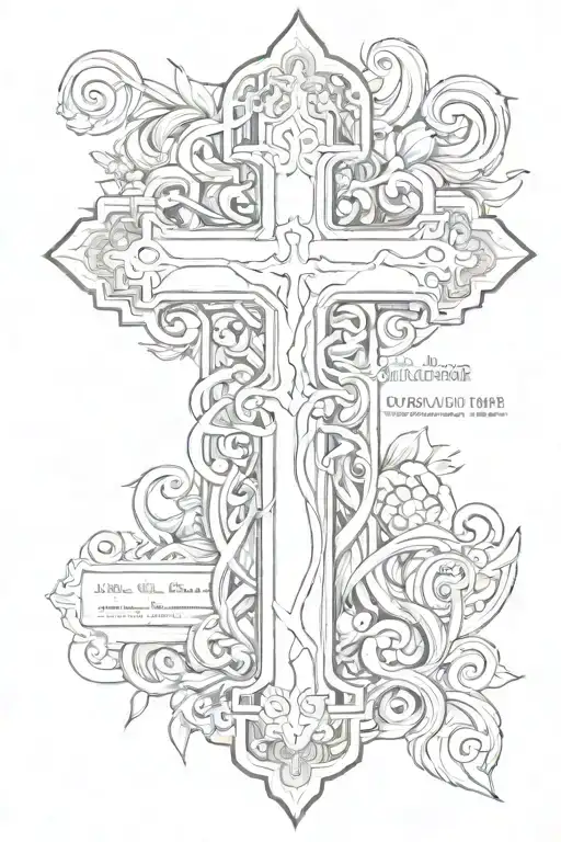 Cross With A Bible Verse And More Details