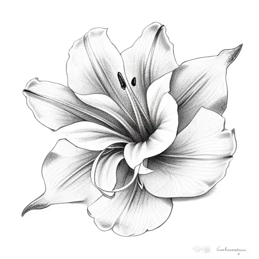 Lily Of The Vally & Morning Glory