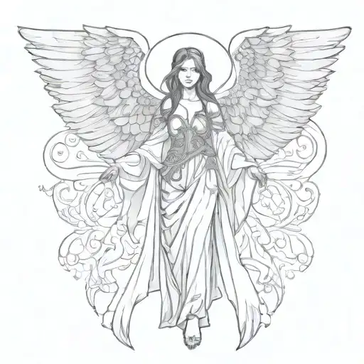 Female Angel Robe