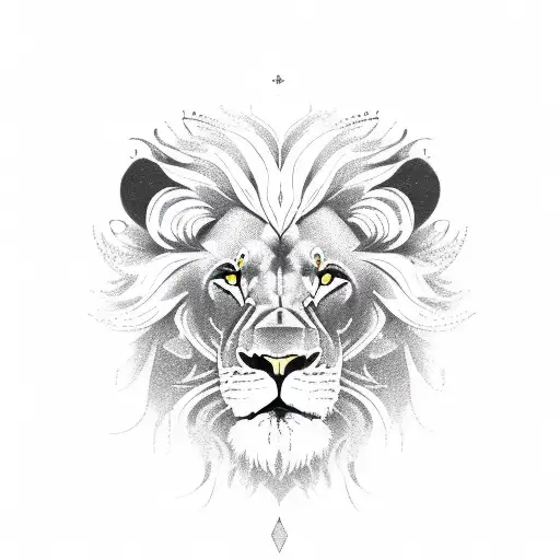 Lion Taurea Libra With Roses