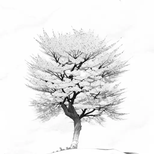 Allmight Cherry Blossom Background