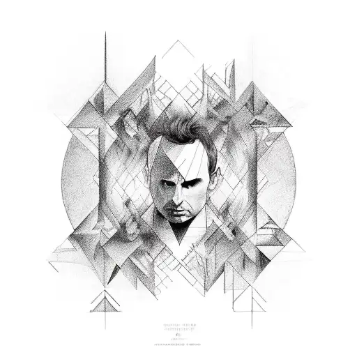 The Word Muse Where Each Letter Is Filled In The Style Of The Album Covers Of The Band Muse