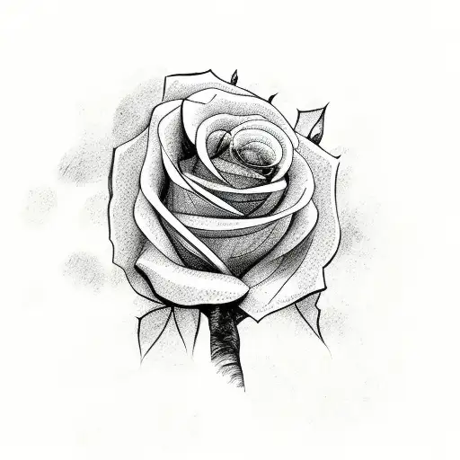 Tree Branch With Roses