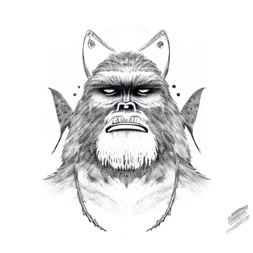 Bigfoot And Mothman And Chupacabra And Flying Saucer