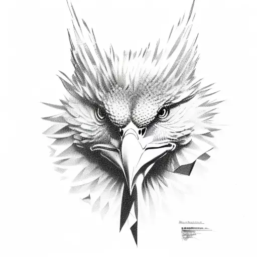 Eagle Attacking A Crow