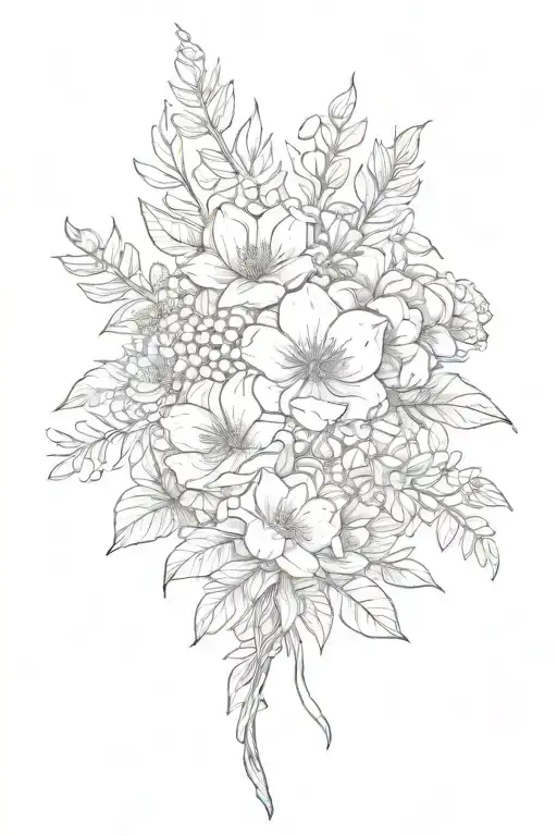 Birth Flower Bouquet