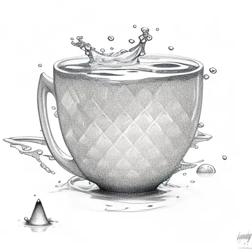Cup Overflowing With Water