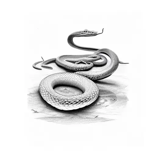 Snake With Poisoned Mashrooms