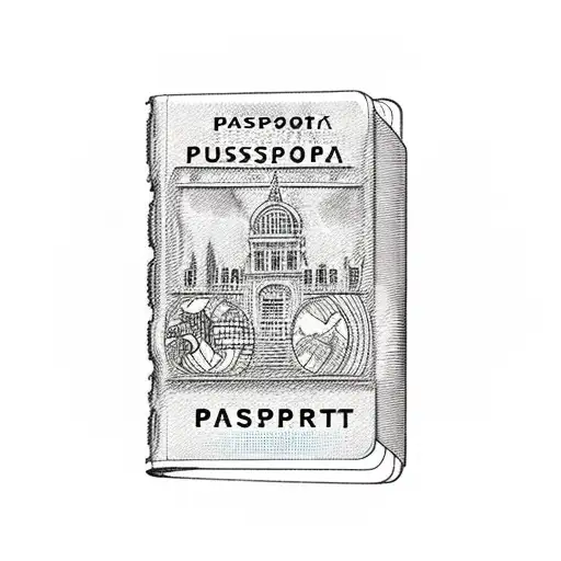 Passport Stamps Different Countries Paper Please Style