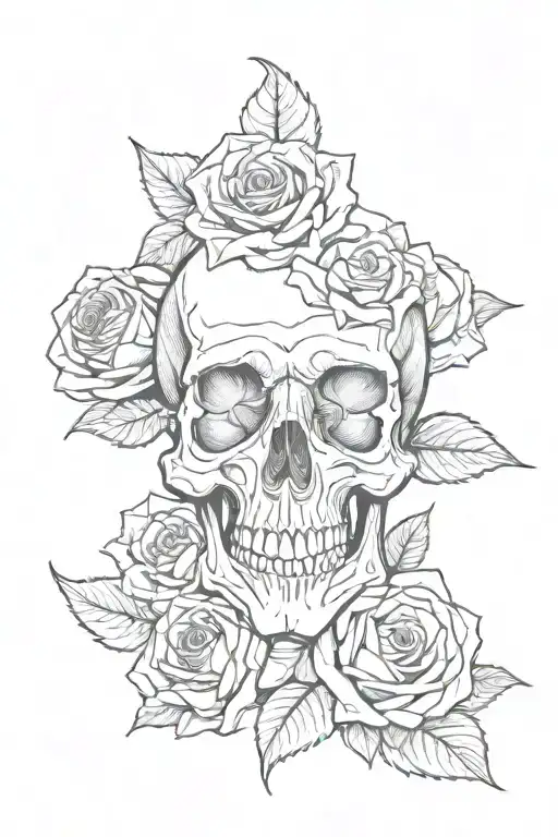 Skull Rose Cash