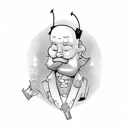 Cartoon Cherry Dressed Like A Pimp