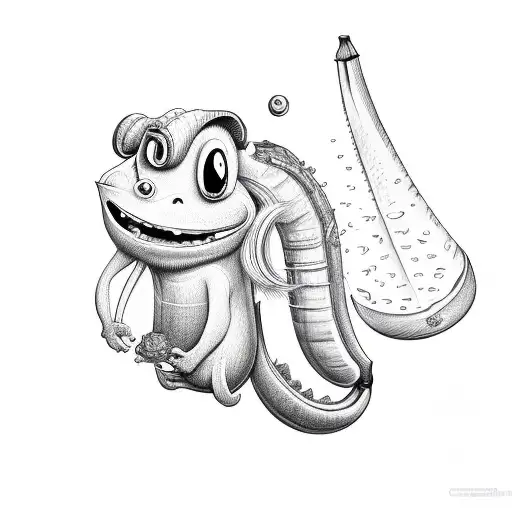 Cartoon Banana Character