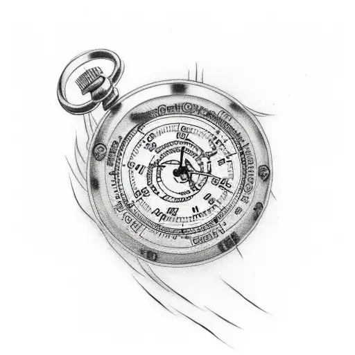 Stopwatch To Cover Up Libre Tattoo On Wrist