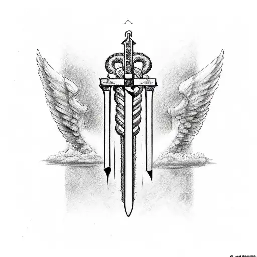 Caduceus With Biblical Signs