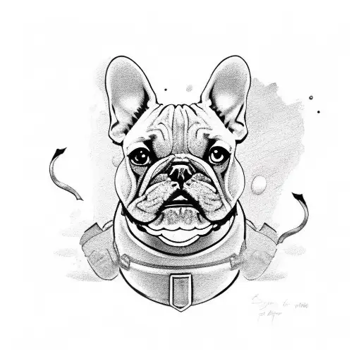 French Bulldog Mixed With Bullet Bill From Mario Cart