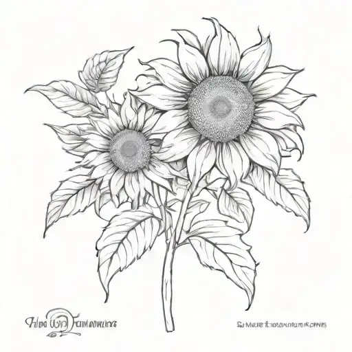 His Only Sunshine Sunflower Intertwined