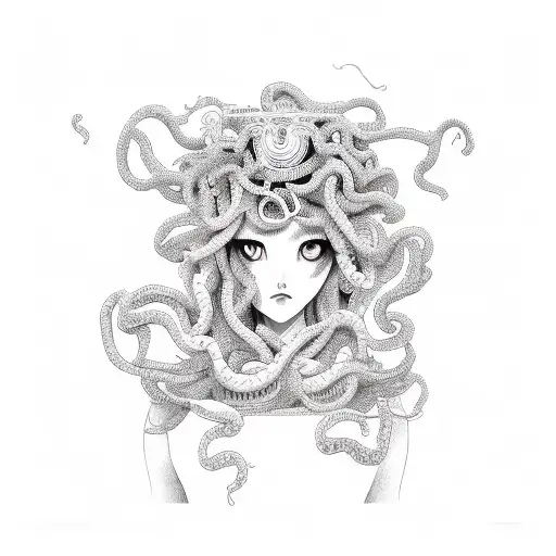 Medusa Wearing Hanbok