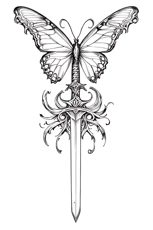 Butterfly With A Sword