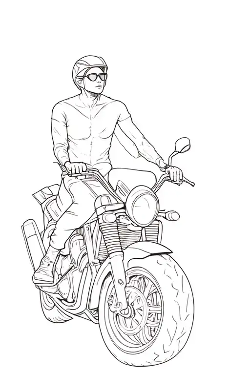 Motorcycle Ride Together Die