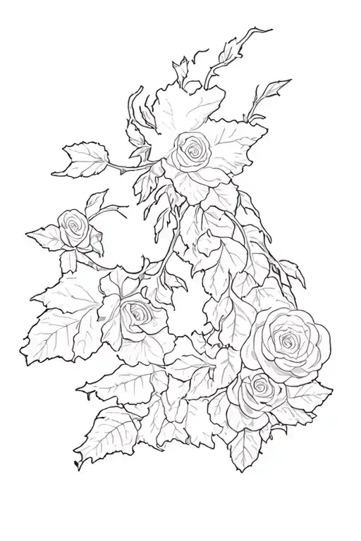 England And America Willow Tree Roses