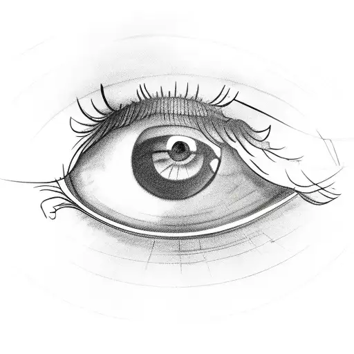 Eye With Football Player In It