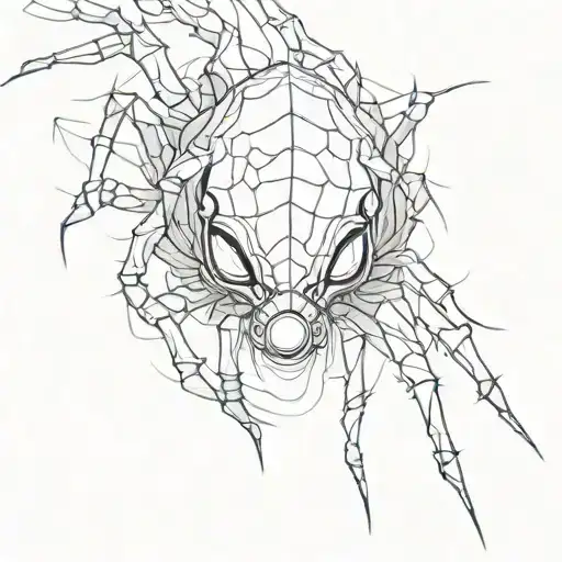 Eyes And Spider Crawling