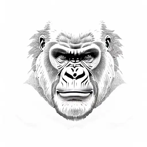 Half Gorilla Half Dragon