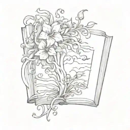 Book Coming Out Waves And Flowers