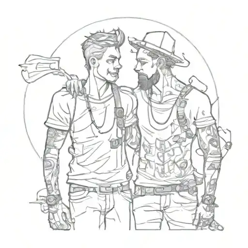 Male Best Friends Metaphor