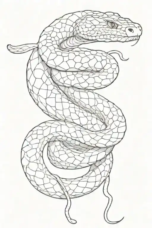 Snake Wrapped Around Forearm