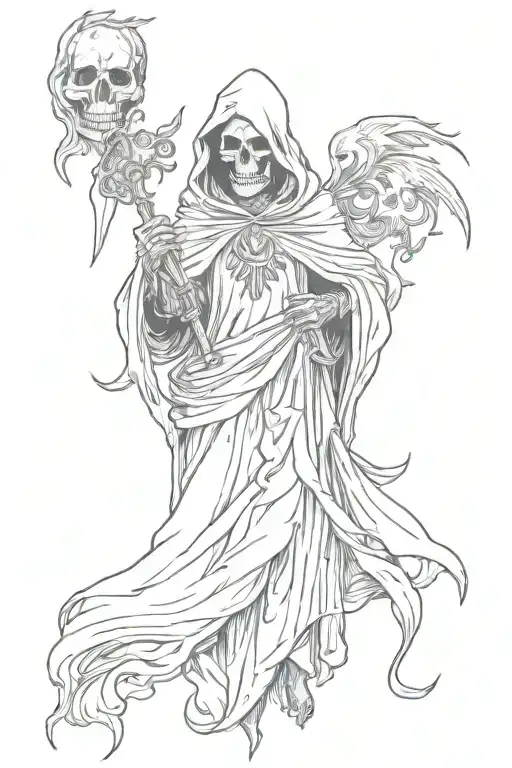 Grim Reaper Sacred Heart