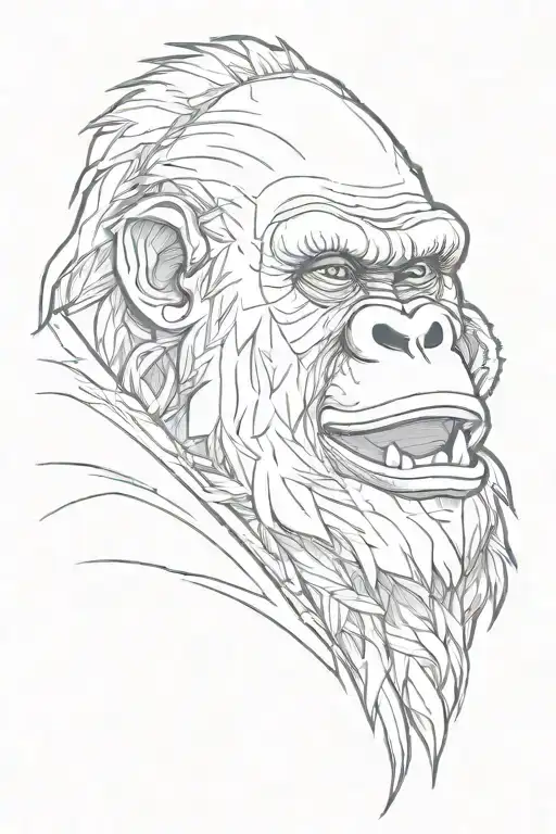 Hip Hop Gorila Artist Rapujuci