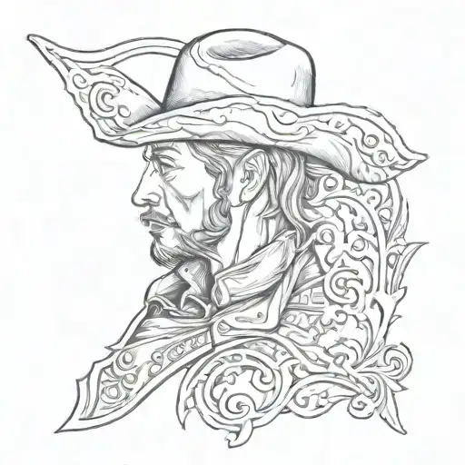 Tooled Leather With Western