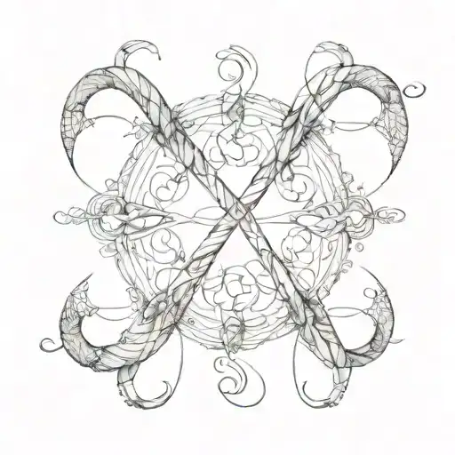 Name With Infinity Symbol Made Entirely Of Intricate