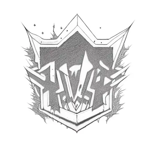 Band Patches Like Acdc As A Sleeve With An Epic Bright Vibrant Background Like Fire And Smoke