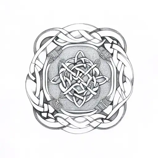 Celticknot Of Strength And Leadership