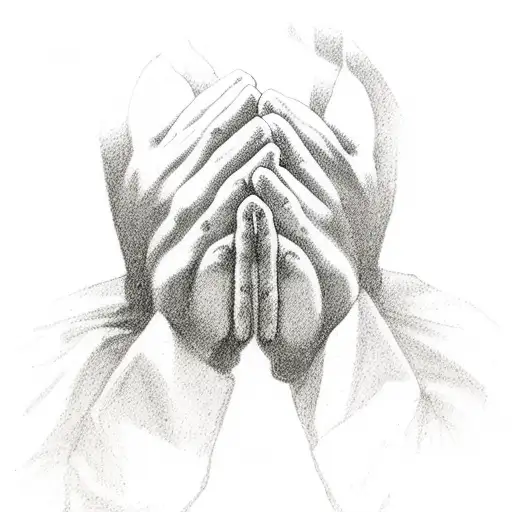 Praying Hands Jesus