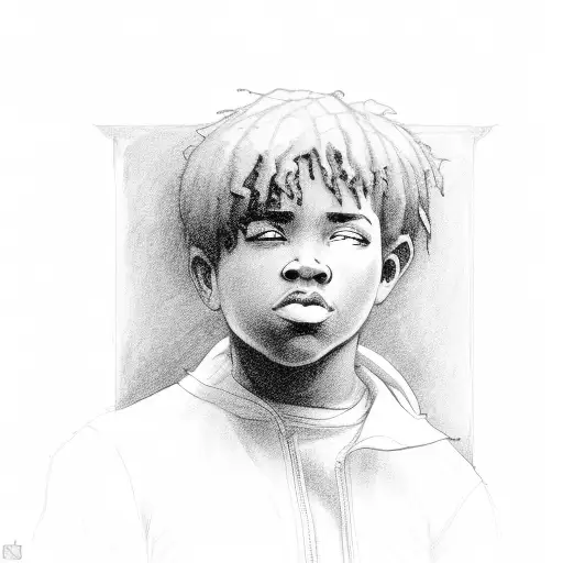 Black Boy Trying To Pull Forward While Shadows Pull Him Back