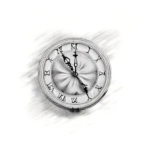 Clock With Clover