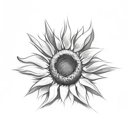 Barbed Wire With Sunflower Braclet