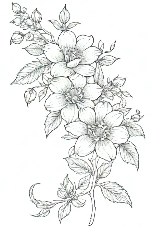 Birth Flower Tattoos Based